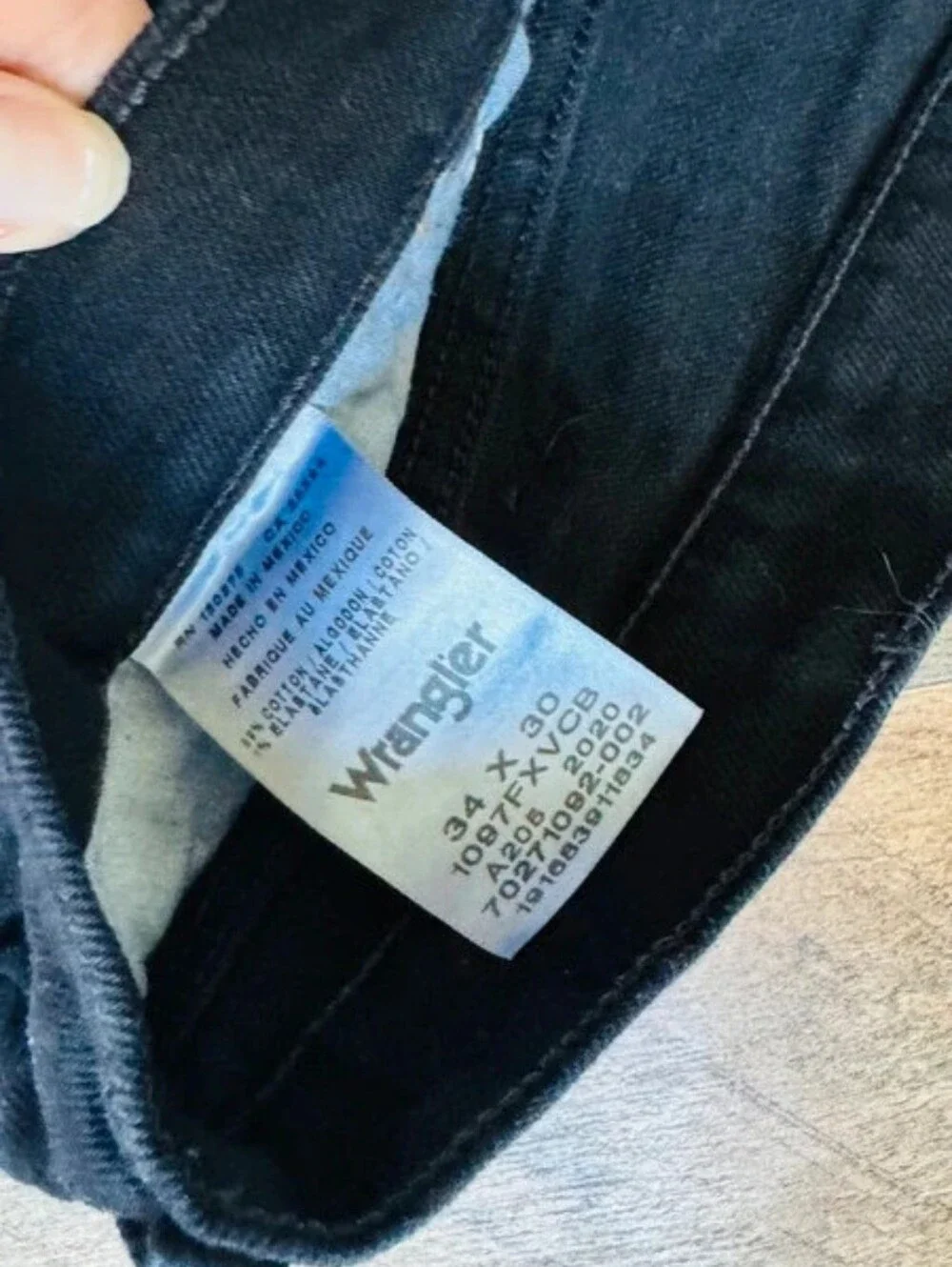 NWT Wrangler Five Star Heritage Relaxed Fit Black Jeans Men's 34x30